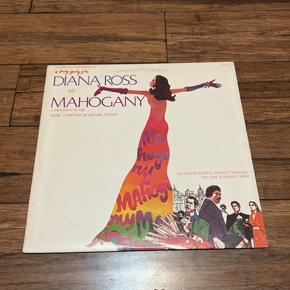 DIANA ROSS as Mahogany Soundtrack LP 1975 Motown M6-85851 Stereo Vinyl Record - Picture 2 of 6